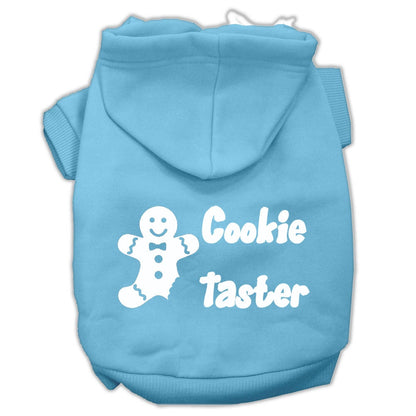 Christmas Pet Dog & Cat Hoodie Screen Printed, "Cookie Taster"