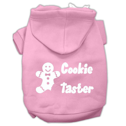 Christmas Pet Dog & Cat Hoodie Screen Printed, "Cookie Taster"