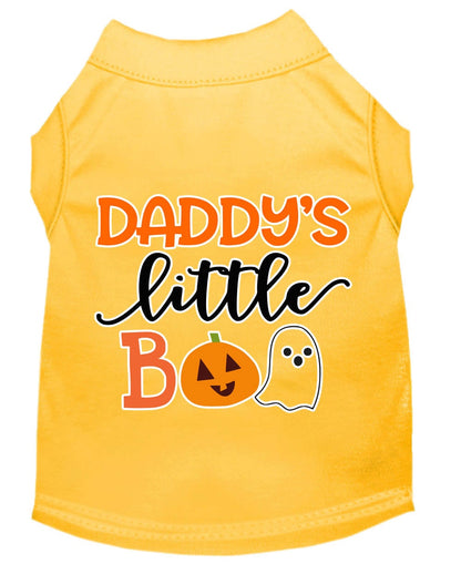 Halloween Pet Dog & Cat Shirt Screen Printed, "Daddy's Little Boo"