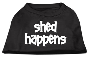Pet Dog & Cat Shirt Screen Printed, "Shed Happens"