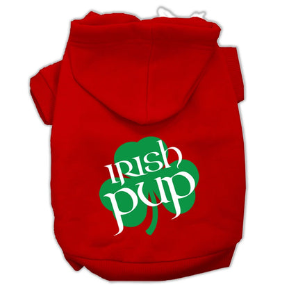 Pet Dog & Cat Hoodie Screen Printed, "Irish Pup"