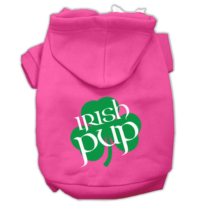 Pet Dog & Cat Hoodie Screen Printed, "Irish Pup"