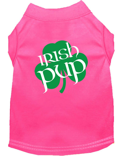 Pet Dog & Cat Shirt Screen Printed, "Irish Pup"