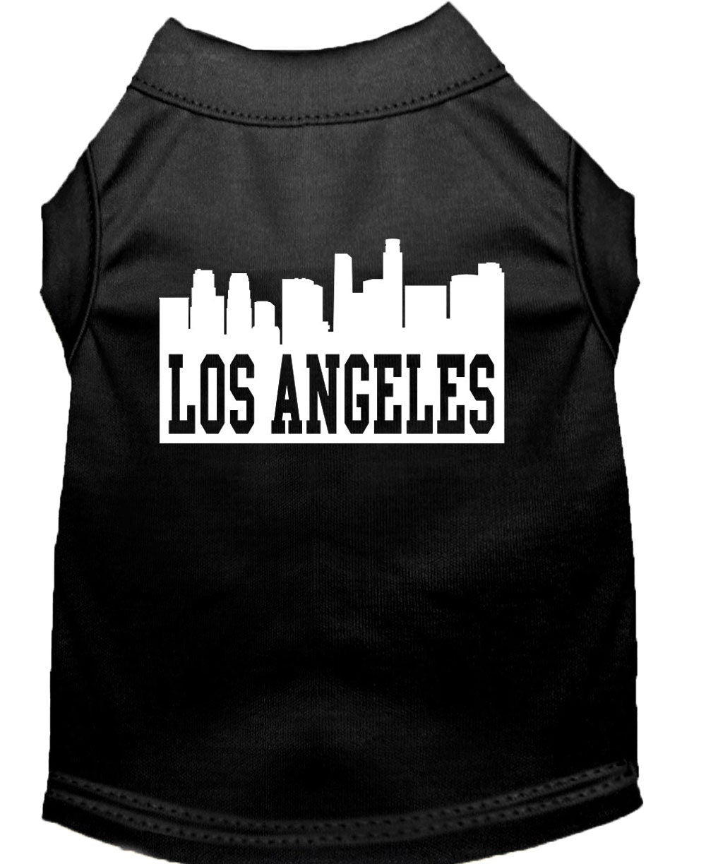 Pet Dog & Cat Shirt Screen Printed, "Los Angeles Skyline"