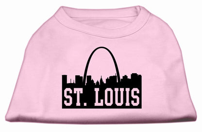 Pet Dog & Cat Shirt Screen Printed, "St. Louis Skyline"