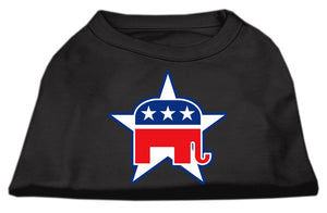 Pet Dog & Cat Shirt Screen Printed, "Republican"