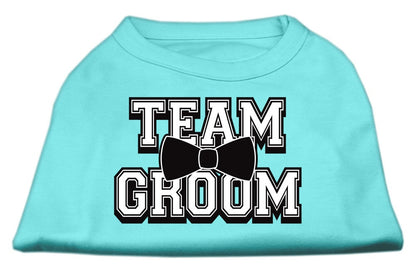 Pet Dog & Cat Shirt Screen Printed, "Team Groom"