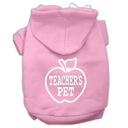 Pet Dog & Cat Hoodie Screen Printed, "Teacher's Pet"