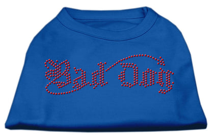 Pet Dog & Cat Shirt Rhinestone, "Bad Dog"