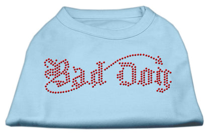 Pet Dog & Cat Shirt Rhinestone, "Bad Dog"