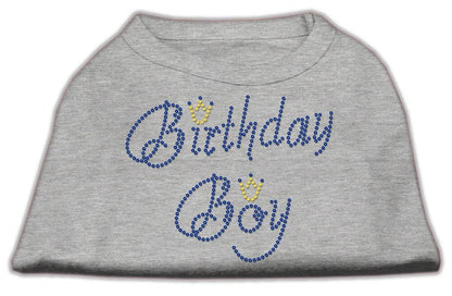 Pet Dog & Cat Shirt Rhinestone, "Birthday Boy"