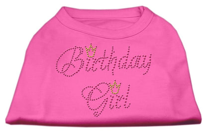 Pet Dog & Cat Shirt Rhinestone, "Birthday Girl"