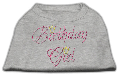 Pet Dog & Cat Shirt Rhinestone, "Birthday Girl"