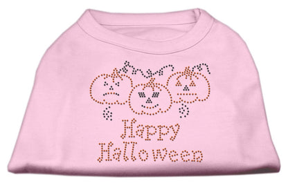 Halloween Pet Dog & Cat Shirt Rhinestone, "Happy Halloween"