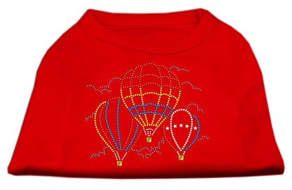 Pet Dog & Cat Shirt Rhinestone, "Hot Air Balloon"