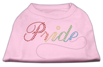 Pet Dog & Cat Shirt Rhinestone, "Rainbow Pride"