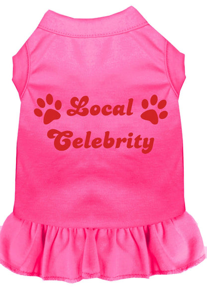 Pet Dog & Cat Dress Screen Printed, "Local Celebrity"