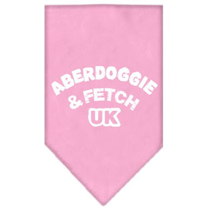 Pet and Dog Bandana Screen Printed, "Aberdoggie & Fetch UK"