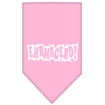 Pet and Dog Bandana Screen Printed, "Ehrmagerd!"