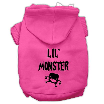 Halloween Pet, Dog & Cat Hoodie Screen Printed, "Lil Monster"