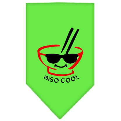 Pet and Dog Bandana Screen Printed, "Miso Cool"