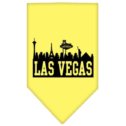 Pet and Dog Bandana Screen Printed, "Las Vegas Skyline"