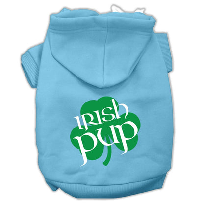 Pet Dog & Cat Hoodie Screen Printed, "Irish Pup"