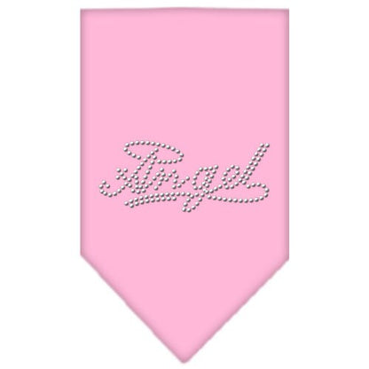 Pet and Dog Bandana Rhinestone, "Angel"