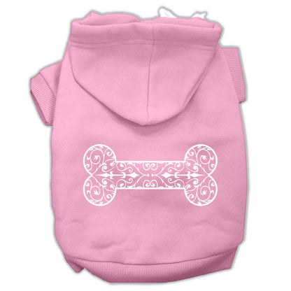 Pet, Dog & Cat Hoodie Screen Printed, "Henna Bone"