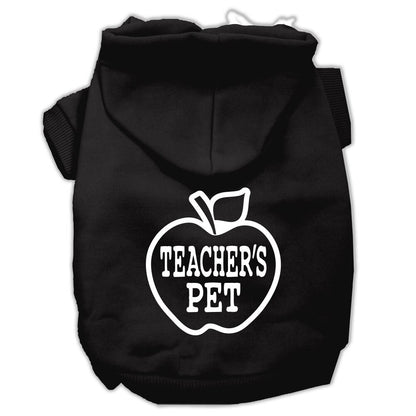 Pet Dog & Cat Hoodie Screen Printed, "Teacher's Pet"