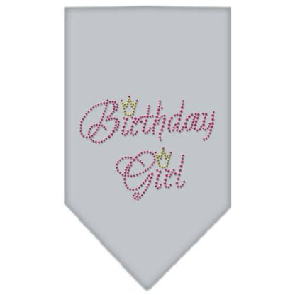 Pet and Dog Bandana Rhinestone, "Birthday Girl"