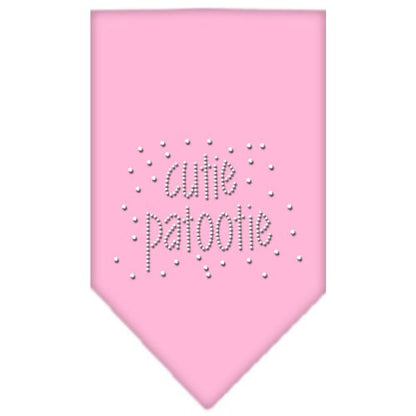 Pet and Dog Bandana Rhinestone, "Cutie Patootie"