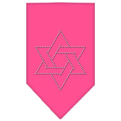 Pet and Dog Bandana Rhinestone, "Star Of David"