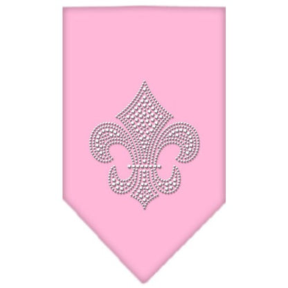 Pet and Dog Bandana Rhinestone, "Fleur De Lis"