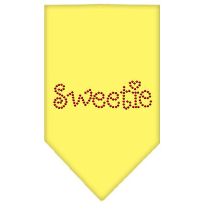 Pet and Dog Bandana Rhinestone, "Sweetie"