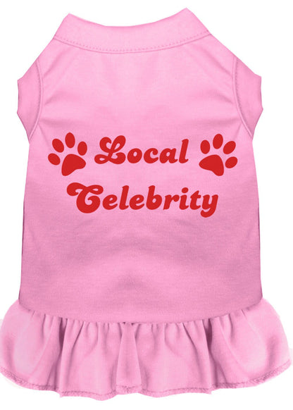 Pet Dog & Cat Dress Screen Printed, "Local Celebrity"