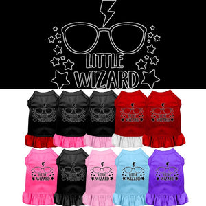 Pet Dog & Cat Dress Screen Printed, "Little Wizard"