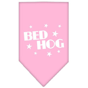 Pet and Dog Bandana Screen Printed, "Bed Hog"