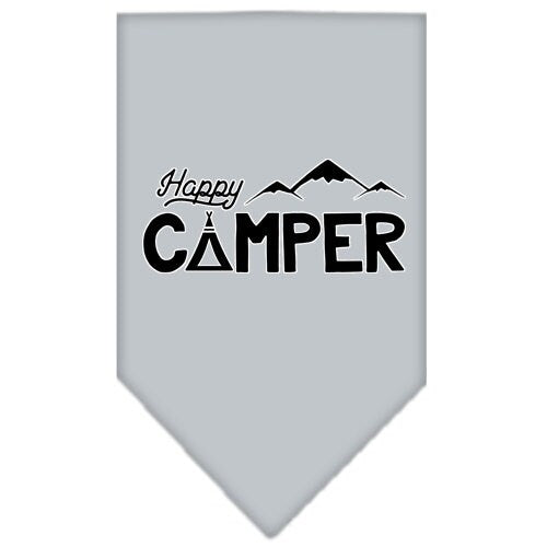Pet and Dog Bandana Screen Printed, "Happy Camper"