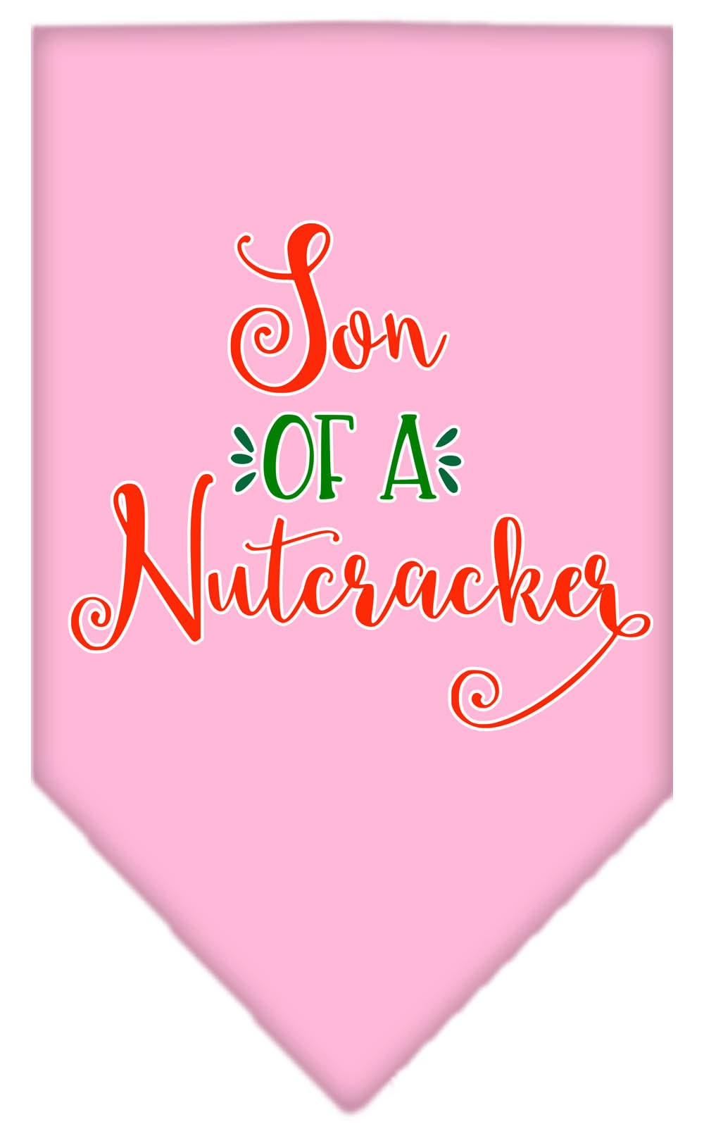 Christmas Pet and Dog Bandana Screen Printed, "Son Of A Nutcracker"