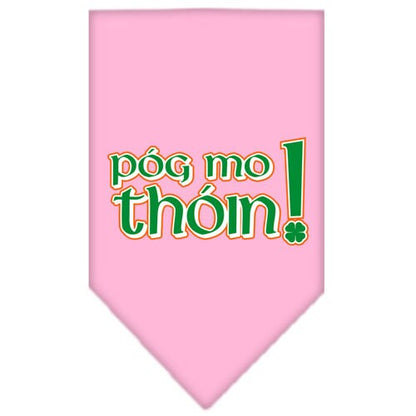 Pet and Dog Bandana Screen Printed, "Pog Mo Thoin"