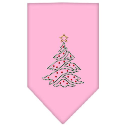 Christmas Pet and Dog Bandana Rhinestone, "Christmas Tree"