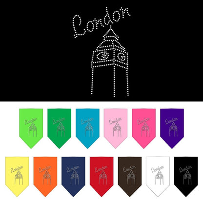 Pet and Dog Bandana Rhinestone, "London"