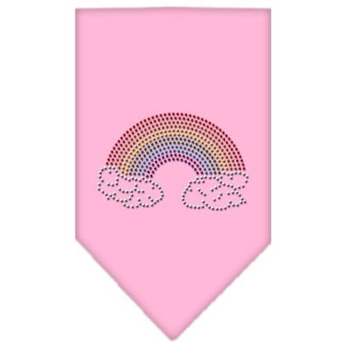 Pet and Dog Bandana Rhinestone, "Rainbow"