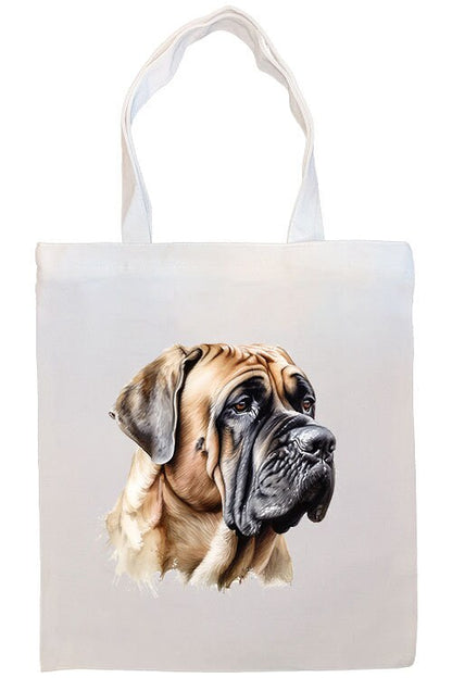 Canvas Tote Bag, Zippered With Handles & Inner Pocket, "Mastiff"