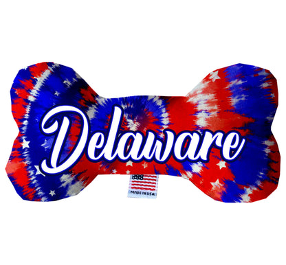 Pet & Dog Plush Bone Toys, "Delaware State Options" (Available in different pattern options)