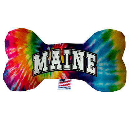 Pet & Dog Plush Bone Toys, "Maine State Options" (Available in different pattern options)