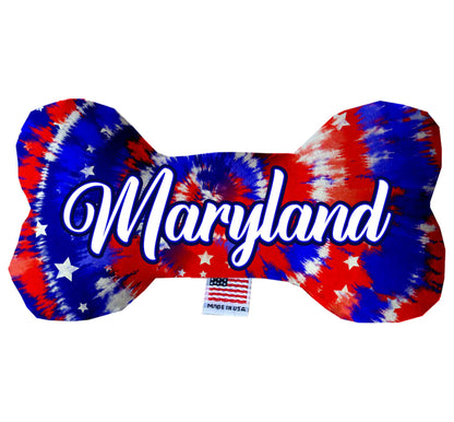 Pet & Dog Plush Bone Toys, "Maryland State Options" (Available in different pattern options)