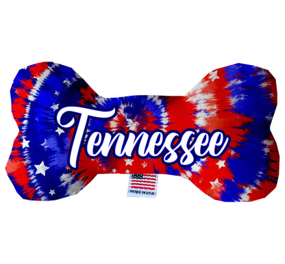 Pet & Dog Plush Bone Toys, "Tennessee State Options" (Available in different pattern options)