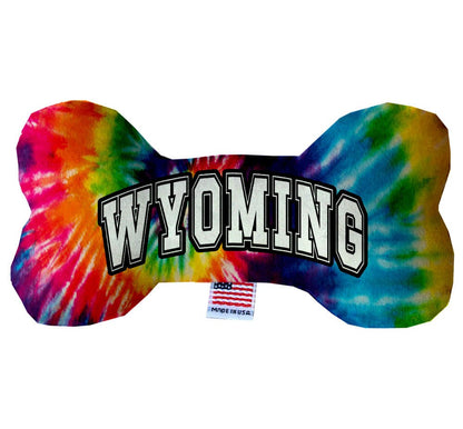 Pet & Dog Plush Bone Toys, "Wyoming State Options" (Available in different pattern options)